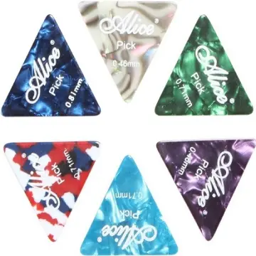 Púa Nylon Alice AP100JS Gota Chica | Precisión Jazz | Calibres 1mm-3mm